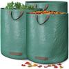 Garden Waste Bags - 3X - 272L - Practical Handles - Water-repellent and UV-resistant