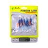 Luminous Shrimp Fake Baits Soft Simulation Prawn Lure Fishy Smell Artificial Trout Bait Single Hook Sea Fishing Tackle