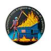 Skull Dumpster Flame Challenge Coin The Strongest Steel Is Forged Dumpster Flame Coin Funny Desk Accessories Inspirational Gifts
