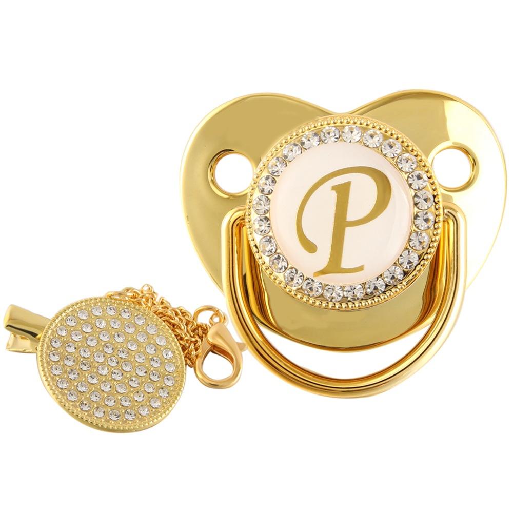 Gold Baby Pacifier for Infants