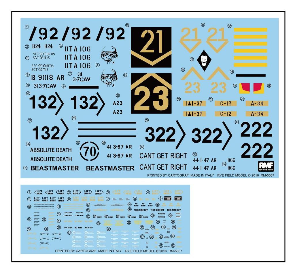 Ryefield 1/35 US Army M1A1/A2 Abrams with Full Interior 2-in-1 Plastic Model RFM5007