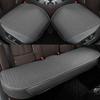Car Seat Covers Universal Flax Front Rear Breathable Linen Cushion Anti Slip Auto Seat Protector Mat Pad Four Seasons