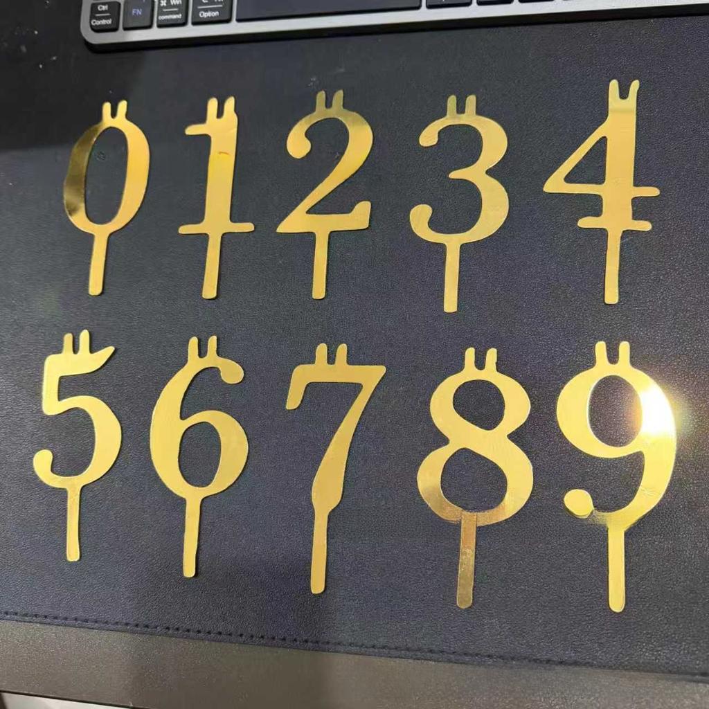 Number Birthday Candle Holder Set Decorative Gold Candle Stand for Birthday Party Cake Topper Anniversary Celebration