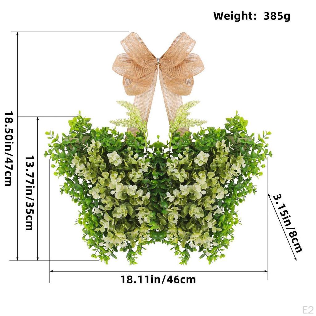 Jarní věnec simulace věnce Krásná umělá podzimní dekorace girlanda na verandu