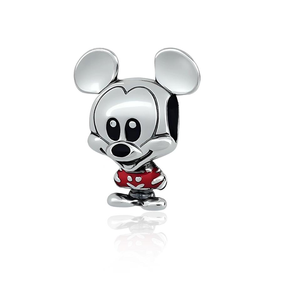 

Mickey & Minnie Mouse Charms Bead Fit Silver 925 Bracelet Anniversary Celebration Dangle Charms DIY Jewelry Gift