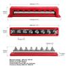 24v Bus Bar 12v Pair Copper 600 Amp busbar For Automotive RV Vehicles 8 Post M10 Power Distribution Block with Cover 24V Rating