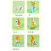 Wooden Animal Stacking Block Game Shape Matching Puzzle Balance Toy Montessori Fine Motor Training Educational Toys for Children