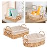 Imitation Rattan Rattan Storage Baskets Vegetable Fruit Desktop Sundries Organizer