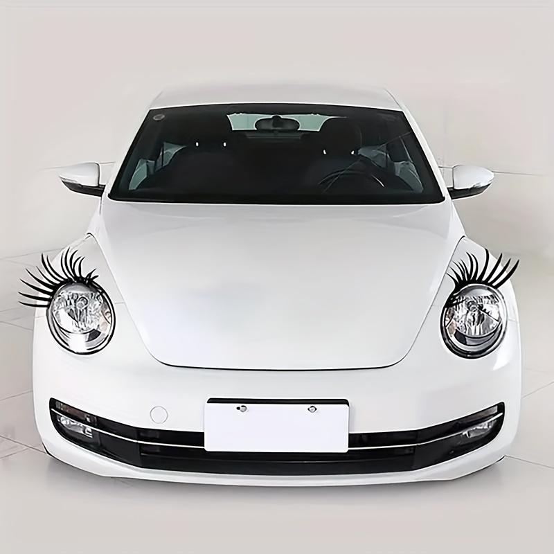 1 Stück Auto-Wimpernaufkleber - Niedliche/Coole Scheinwerfer-Falsche Wimpern | Weihnachtsauto-Dekoration & Geschenk