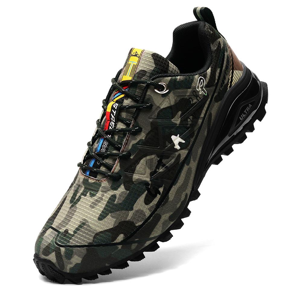 Herrskor Trailrunning Sneakers Casual Mode Skor För Herr Utomhus Halkfria Vandringsskor Gående Vandring Cross-Training Skor