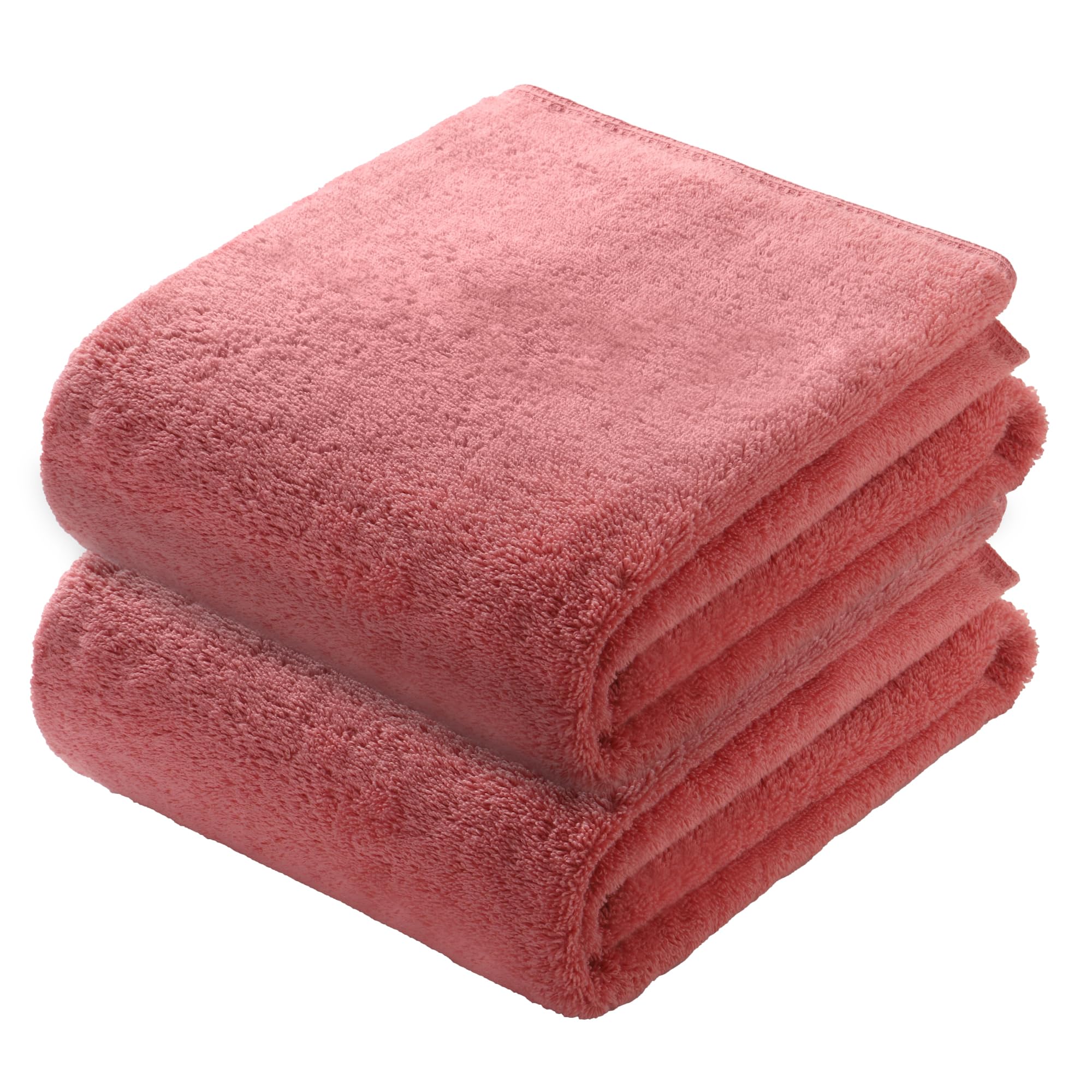 

Air Kaoru Daddy Boy Bath Set of Cherry Made in Imabari Absorbent and Asano Twist Towels, 2, Pink, Fluffy, Japan, Towel, Quick-Drying, 100% Cotton,