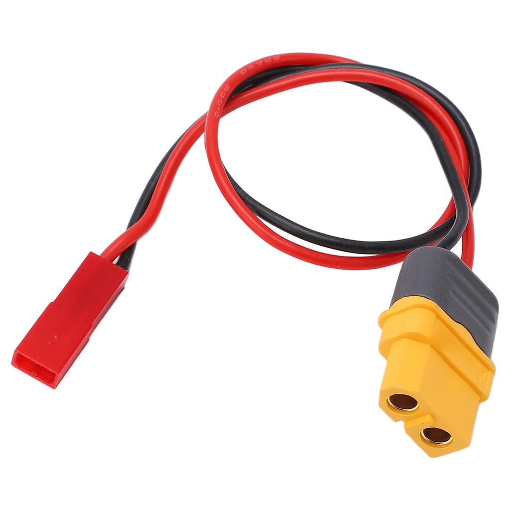 XT60 Female To JST Male Connector Adapter 20AWG 25.1cm Silicone Cable Wire Adapter for RC Cars