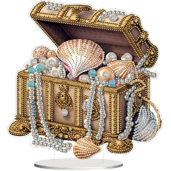 ARTopet DIY Diamond Desktop Ornament Special Shaped Crystal Diamond Art Painting Tabletop Ornaments Single Sided Diamond Ornament for Adult Beginner