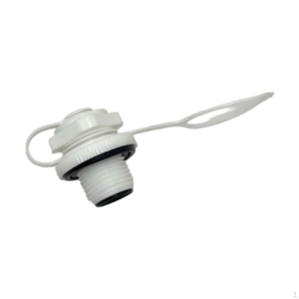 Aufblasbares Boot Luftventil 1-Wege-Aufblasung 24mm, mit Kappe Deckel Zubehör, Praktisch Tragbar