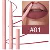 12 Colors Matte Lipliner Pencil Red Contour Tint Lipstick Waterproof Long Lasting Non-stick Cup Moisturising Lips Makeup