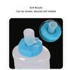 Soft Water Bottle Transparent 1L Large Capacity Portable Collapsible TPU Sport Bottle for Running Hiking