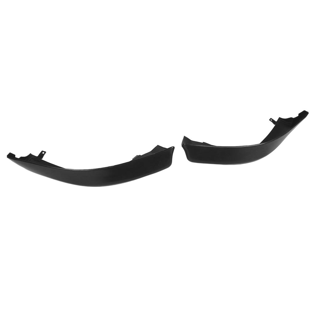 2PCS Front Bumper Corner Spoiler Black Bumper Corner Splitter Replacement for Mitsubishi Lancer DE GTS ES VR‑X Aspire