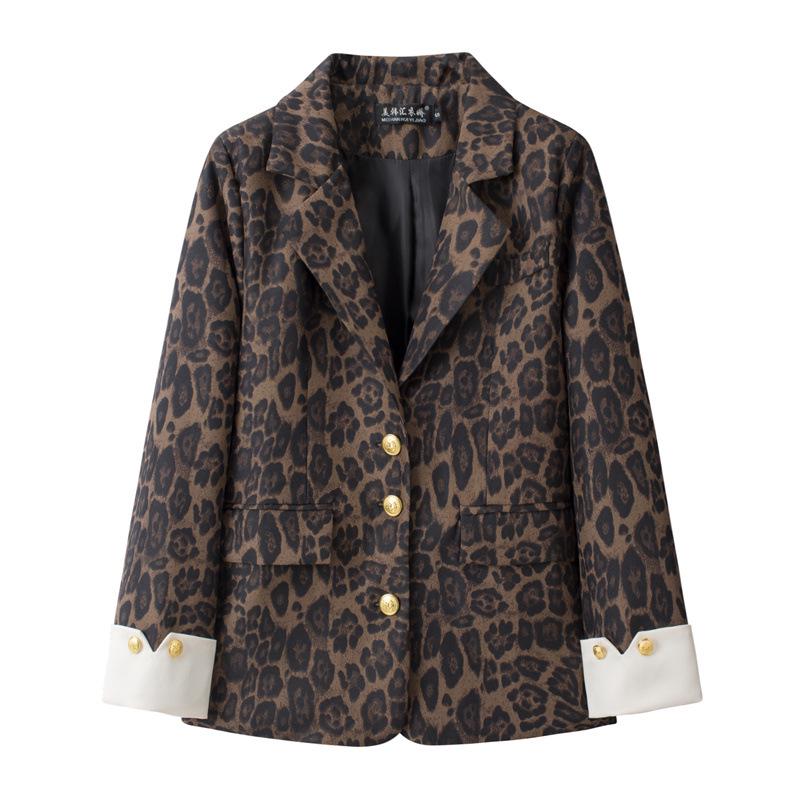 2026 Spring High-End Women's Blue Chic Suit Jacket - Korean Style