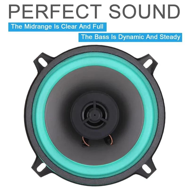 4/5/6.5 Inch Universal Car Speaker HiFi Coaxial Subwoofer Sensitivity Car Audio Music Stereo Damp-proof Car Audio Horn