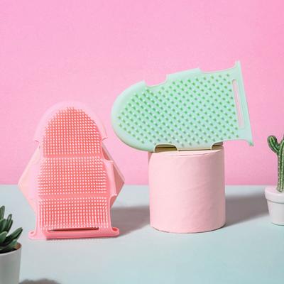 Silicone Bathing Brush Massager Shower Glove Cutin Removing Gloves Bath Brush Body Scrubber Body Exfoliating Skin Care Cleansing