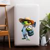 Cartoon Schrulliger Frosch Schlafzimmer Wohnzimmer Heimverschönerung Dekoration Wandaufkleber