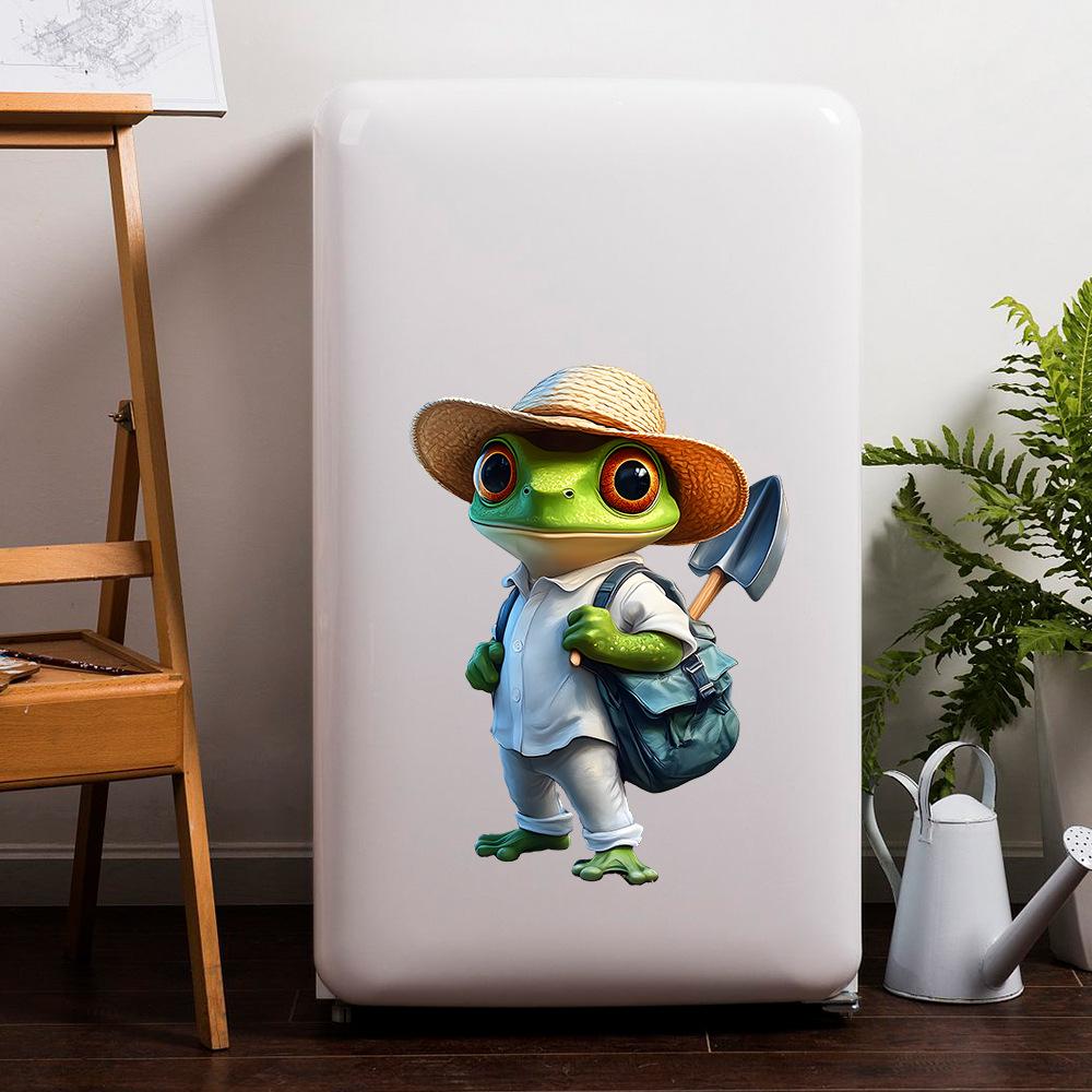 Cartoon Schrulliger Frosch Schlafzimmer Wohnzimmer Heimverschönerung Dekoration Wandaufkleber