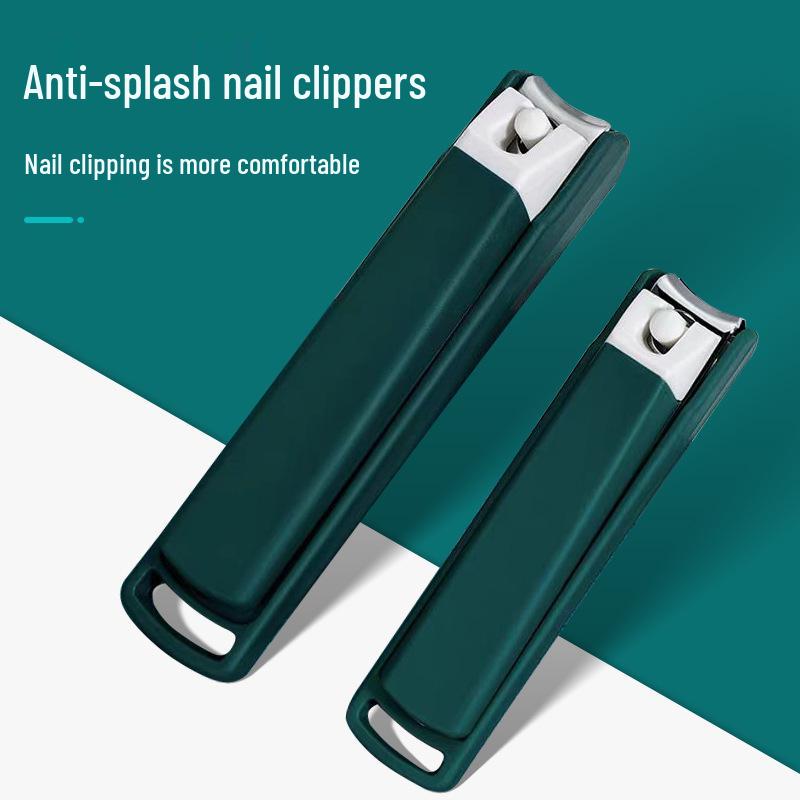 

Large Anti-Splash Nail Clippers for Adults - Single Household Nail Cutter
