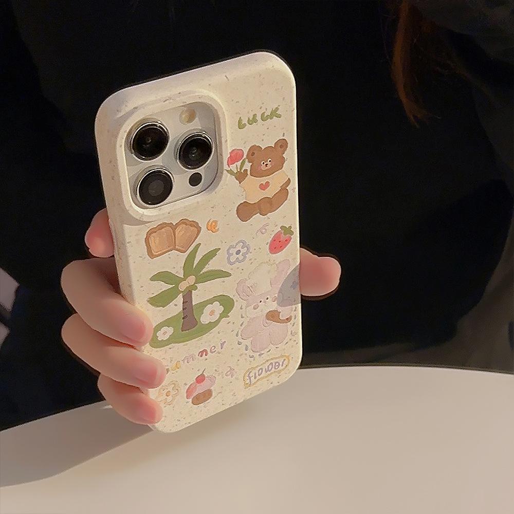 Coconut Bear 14ProMax Mobile Case 13 Applicable To 16 Apple IPhone Degradable 12 All Inclusive XR15