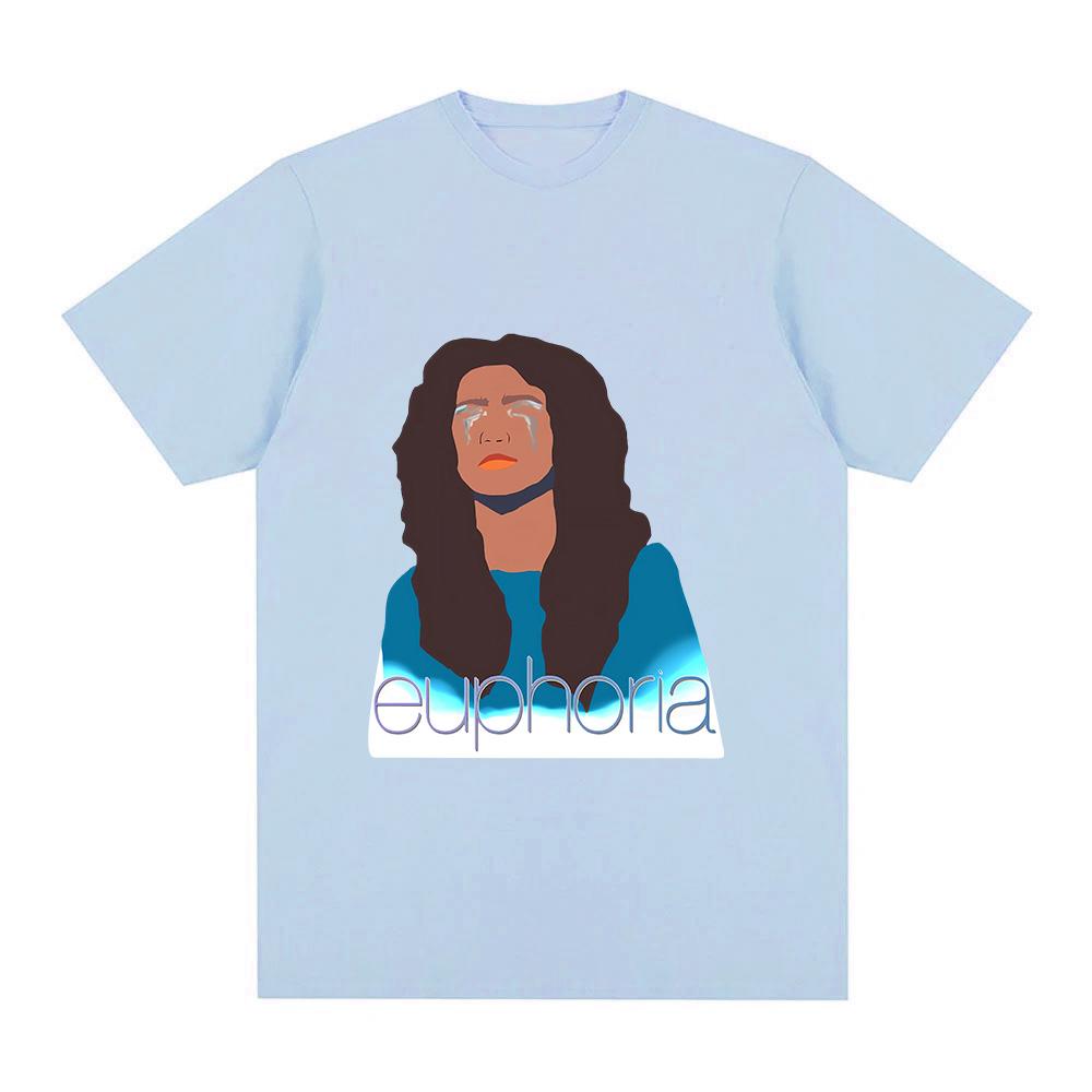 Euphoria Season TShirt Ropa De Mujer Casual Oneck Tshirts WomenUnisex Summer Cotton Camisetas Fashion Unisex Cartoon Print Tees