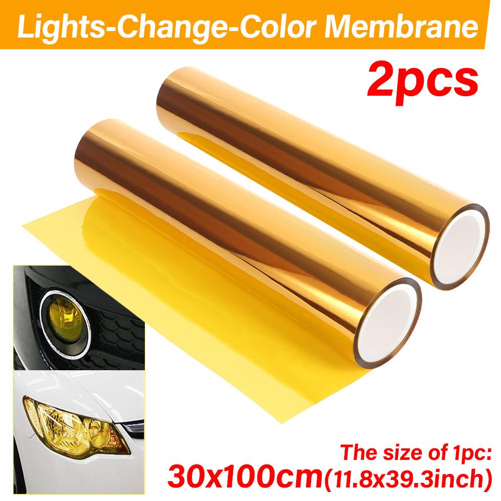 Autolichtfolie Auto Scheinwerfer Lampe Aufkleber Scheinwerfer Rücklicht Nebelscheinwerfer Folie Vinylfolie Rückleuchte Autozubehör