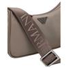Emporio Armani Asv Zipper Closure Logo Design Nylon Mini Crossbody Bag Men bags Brown EM001808-AF13454-U6200