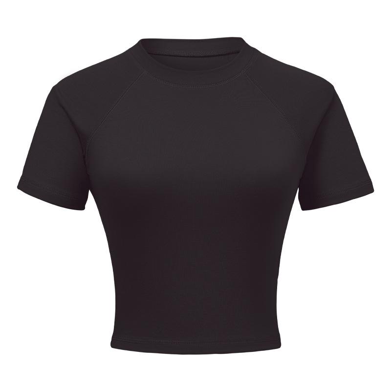 

Spring and summer G niche short Spice Girl T-shirt women s shoulder sleeves European and American ins tide brand slim American short sleeves XL чорний