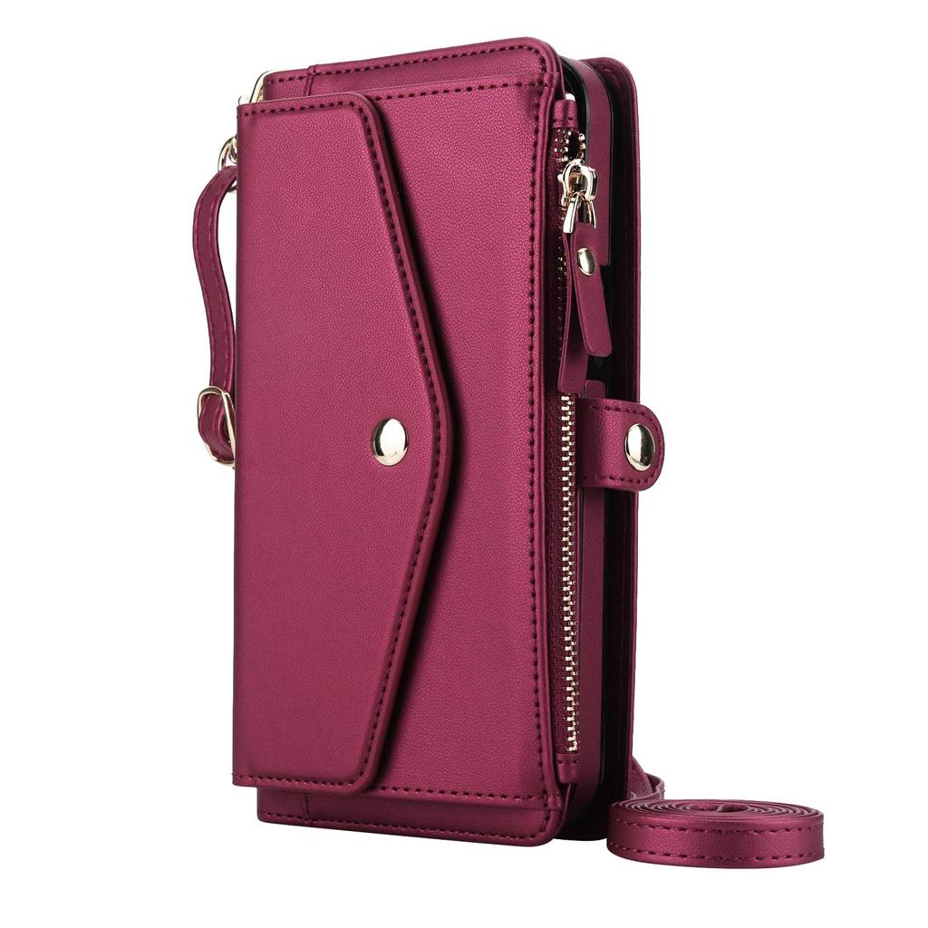 For iPhone 16e/16 Pro Max Wallet Case, Support Wireless Charging with RFID Blocking Card Holder, Wallet Detachable Magnetic Case
