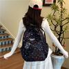 Schoolbag Korean Ins Cartoon Casual Backpack Bag Female Niche Design Large Capacity Junior High School Student Schoolbag Versatile Backpack