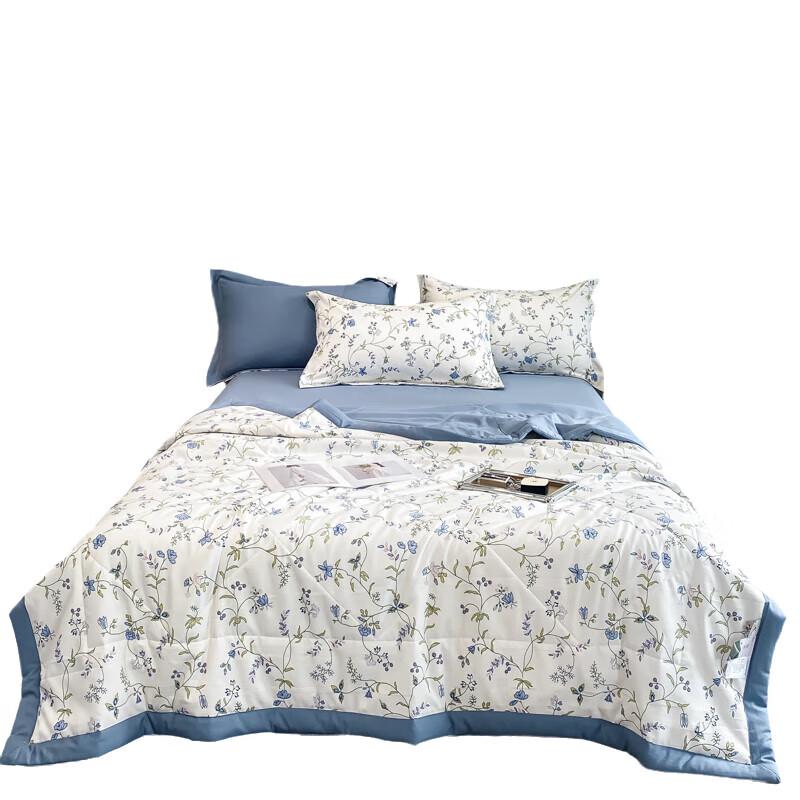 

Plover Linen-Feel Summer Quilt Set