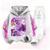 Kinder Hoodie Sets Kpop Dämonenjäger Saja Jungen Pullover Mädchen Jungen Sweatshirts Anime Trainingsanzug Herbst Lässig Kinderkleidung