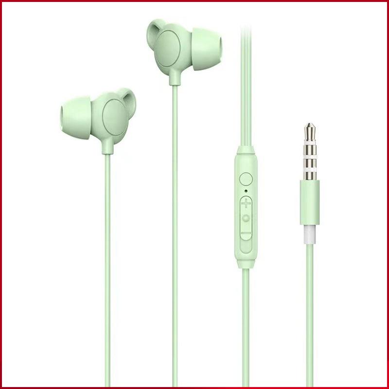 Type-C Noise-Cancelling In-Ear Sleep Headphones with Mic, 3.5MM Silicone Soundproof Design for Side Sleepers