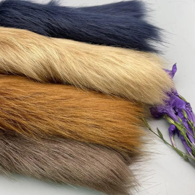 5cm Plush Thickened Fur Fabric By The Meter Coats Bags Clothes Sewing High-grade Imitation Fox Cloth Decorative Winter Plain Diy
