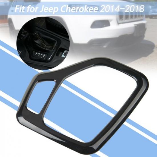 Black Inner Accessories Trim Centre Gear Nice Frame For Jeep Cherokee 2014-2018