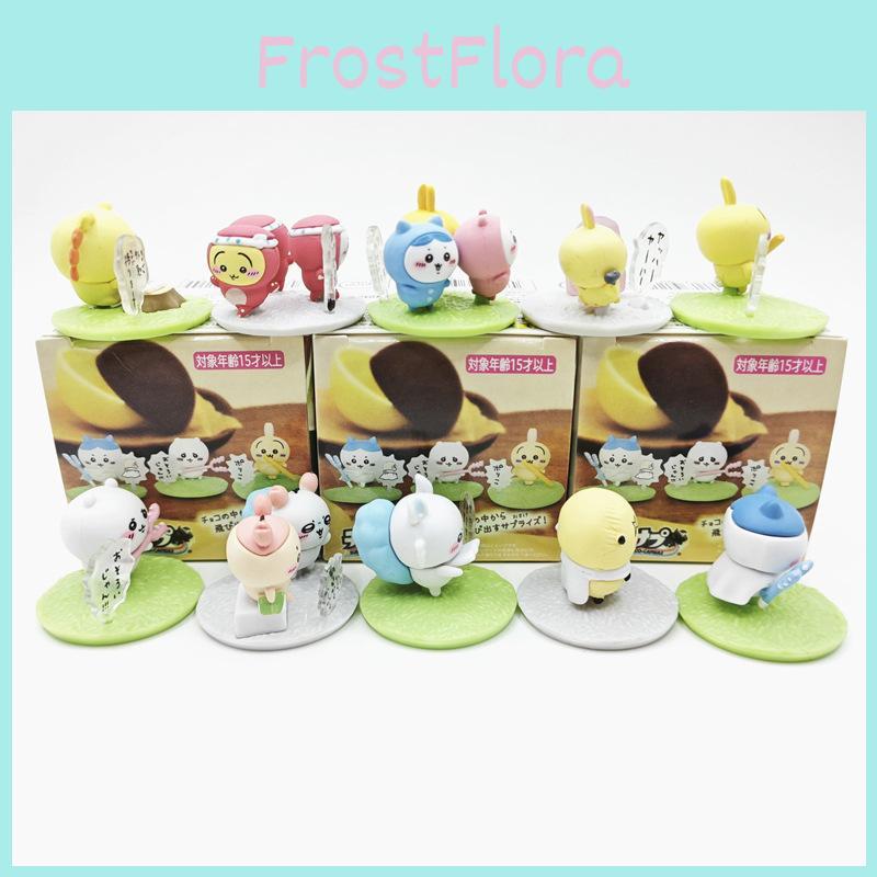 Self Deprecating Bear Chocolate Food Toy Blind Box Collectible Pvc Figures Diy Assembly Kit