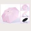 1pc-Solid Color Sunscreen Umbrella, UV Protection Folding Umbrella. Dual-use Umbrella For Both Sunny And Rainy Days