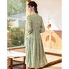 Women's Elegant Long-Sleeve Mid-Length Dress