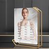 6 Inch 105x150mm Acrylic Sign Holder Menu Paper Price Listing Poster Frame Baby Wedding Gift Metal Photo Picture Display Stand