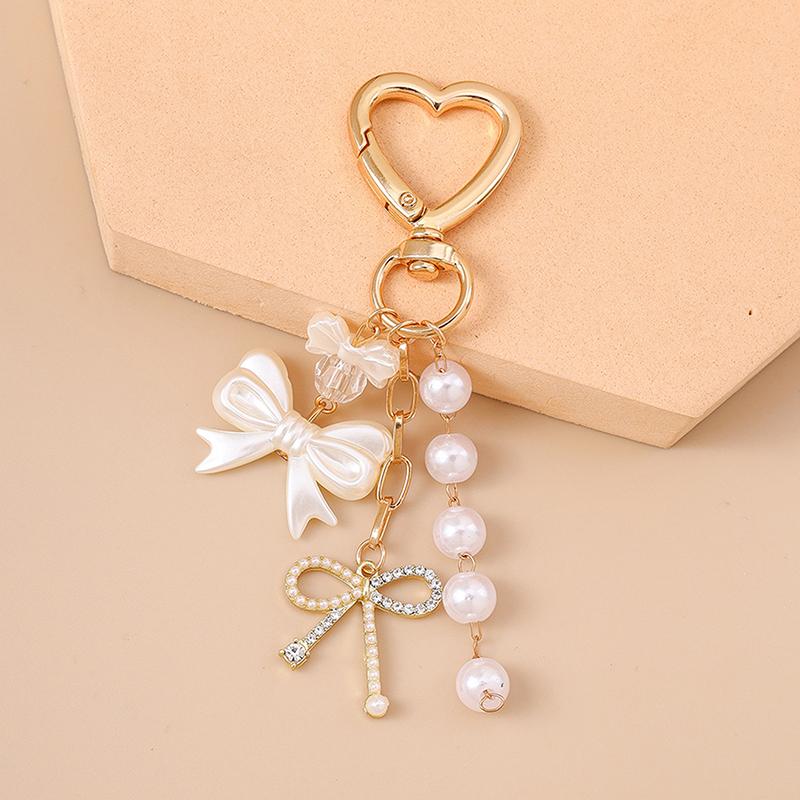 

Брелок-ключниця з перламутровою оболонкою у формі серця, підвіска-шарм у формі серця зі стразами, брелок, ювелірний виріб для дівчини, жінки, прикраса для подарункової сумки A5