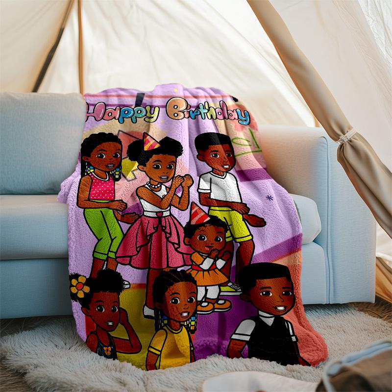 Gracie's Corner3 Printed Throw Blanket—lightweight,soft,warm;versatile Blanket for All Seasons—perfect As &air-conditioning Throw,nap Blanket