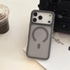Translucent Matte Magnetic Case For iPhone 17 16 15 14 13 ProMax 17Pro Shockproof Wireless Charging Phone Cover Funda