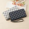 Wallet Style Long Zipper Bag Large Bill Holder Unisex Wallet