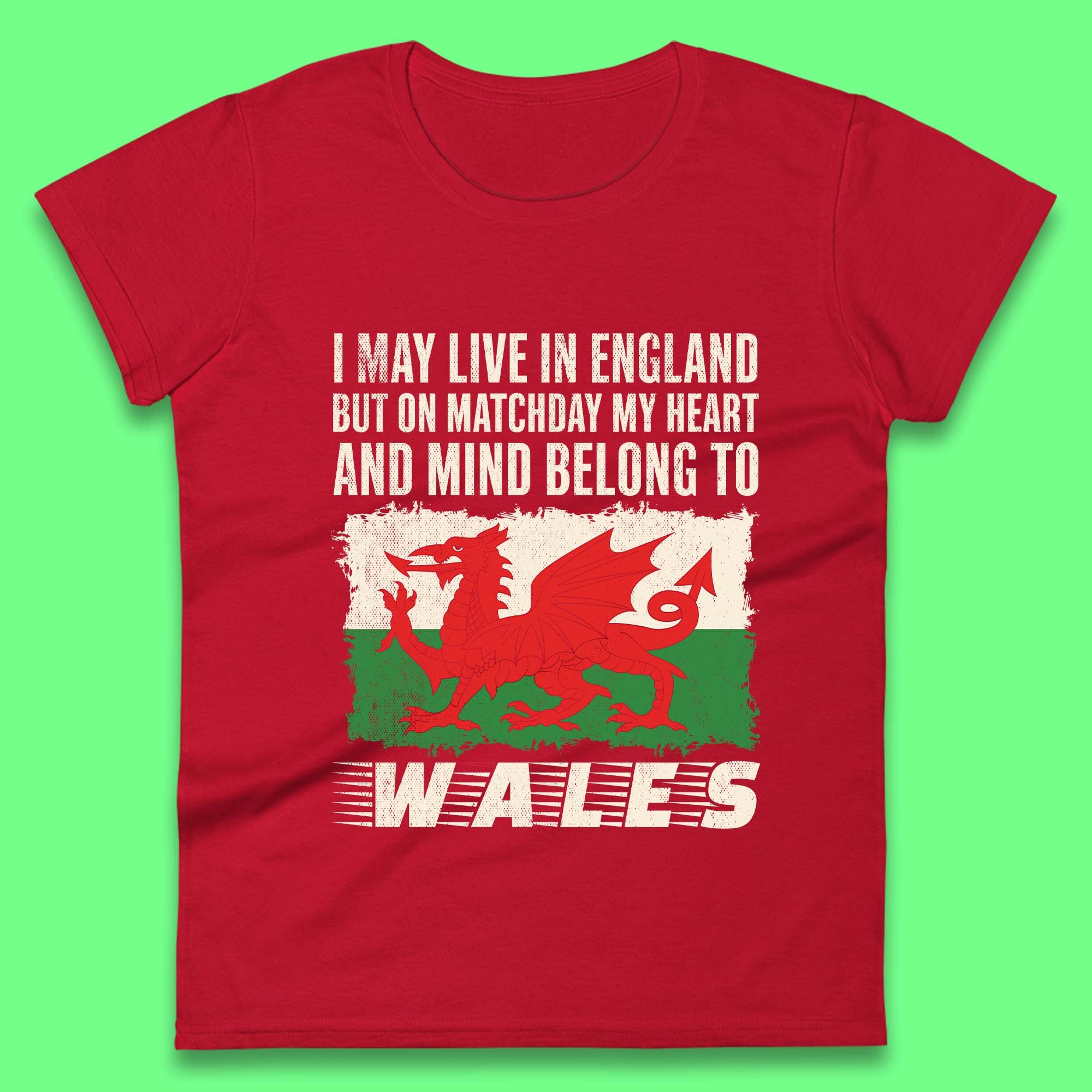 Wales Matchday Womens T-Shirt Mens Tops Tees Unisex 3XL