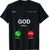 God Calling Funny God Phone Christian Church T-Shirt