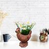 Chicken Ornaments Resin Figurine Decorative Outdoor Decors Planter Outdoor Plant Flower Pots Ornaments Chicken Statue